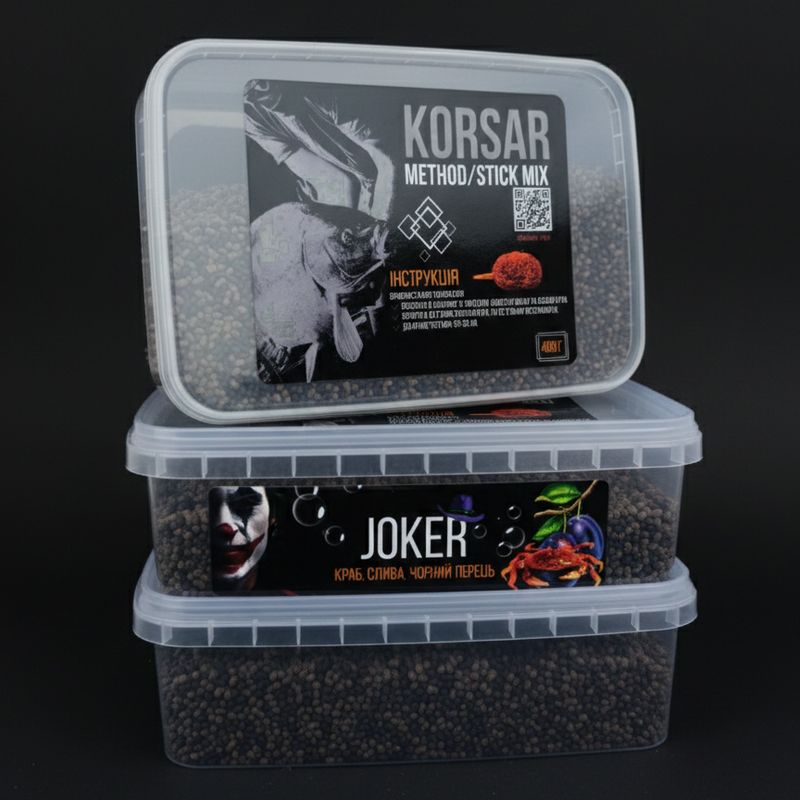 Флет-стік мікс JOKER Краб — Слива — Чорний перець
